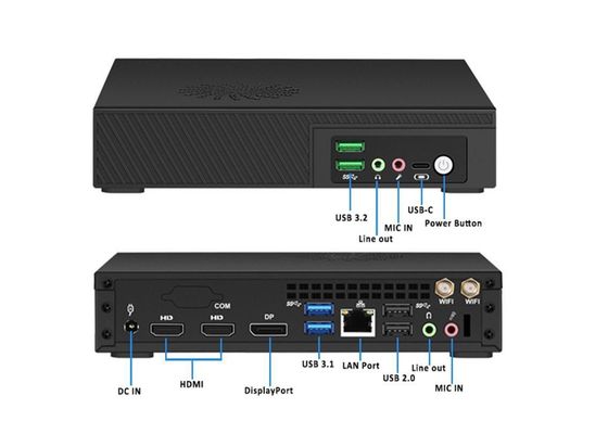 Workstation B560 i5-10400 16+512GB  2* HDMI 1* DP 2*USB3.2 Thin Client TPM Win 10 Pro WIFI 6