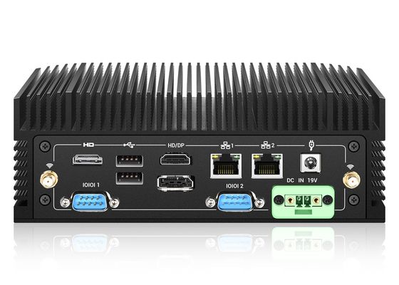 2 x COM232/485 i3/i5/i7 12th/13th gen 2x 2.5Gbe LAN Fanless  IPC BOX PC 16GB DDR5 512GB SSD